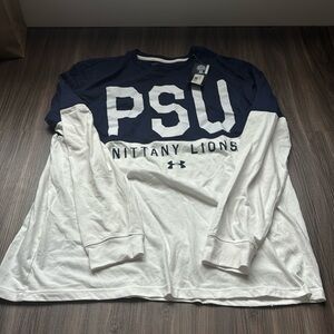 Brand New Under Armour Loose Long Sleeve Penn State Tee